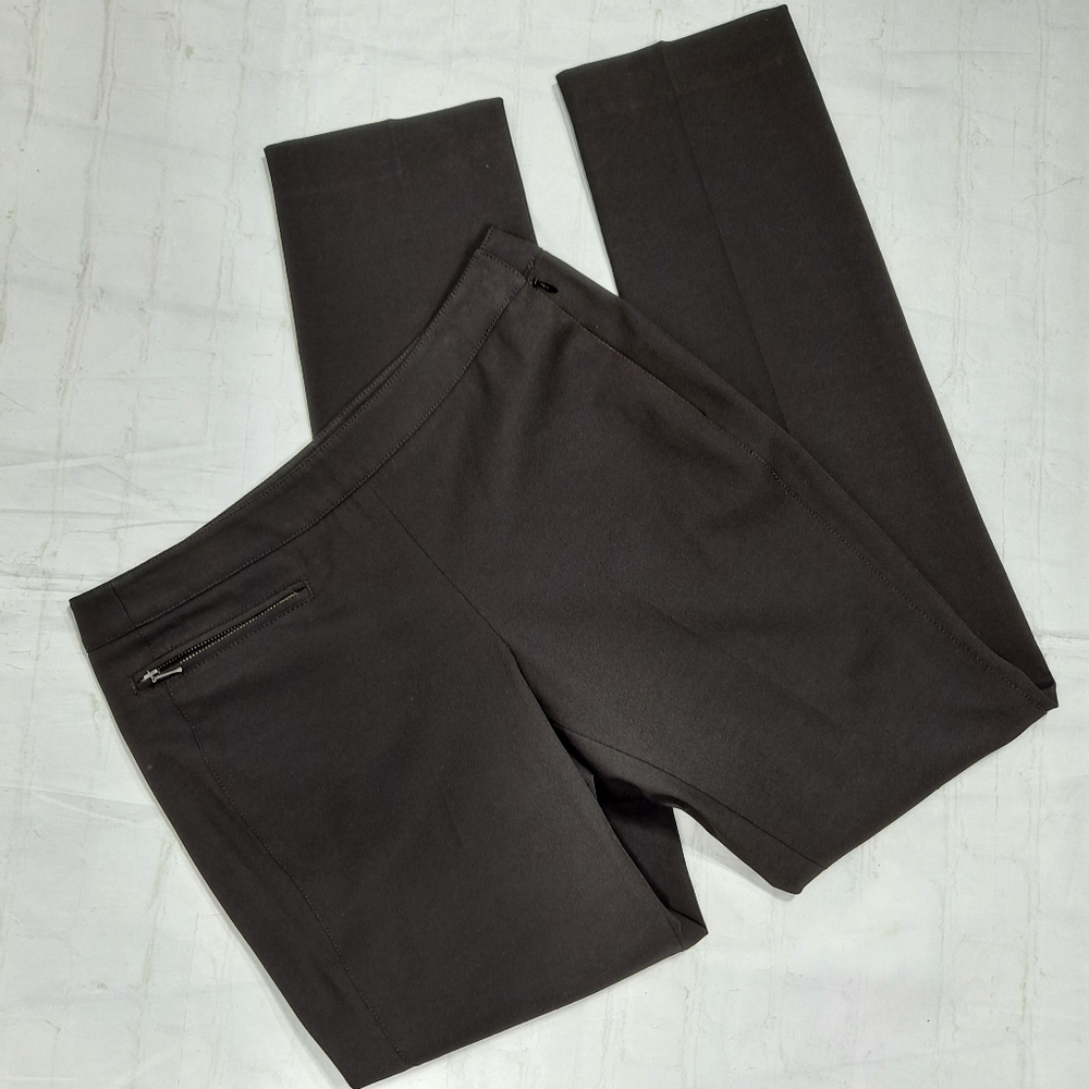 Worth Petite Brown Side Zip Pants